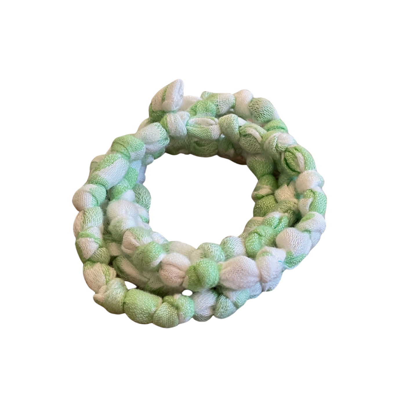 Linen Necklace - Light Green