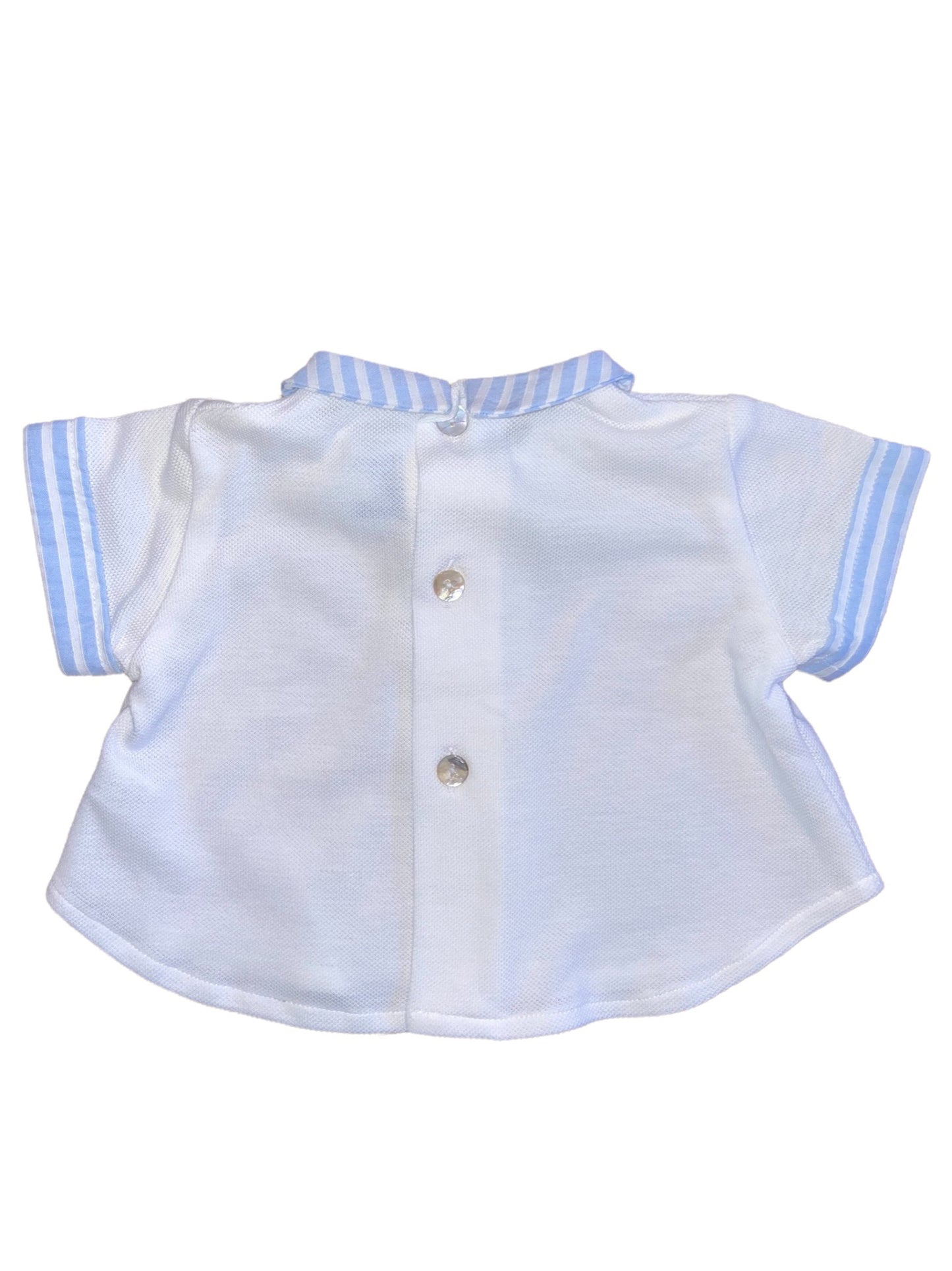 Bloomer Set - Light Blue Stripes