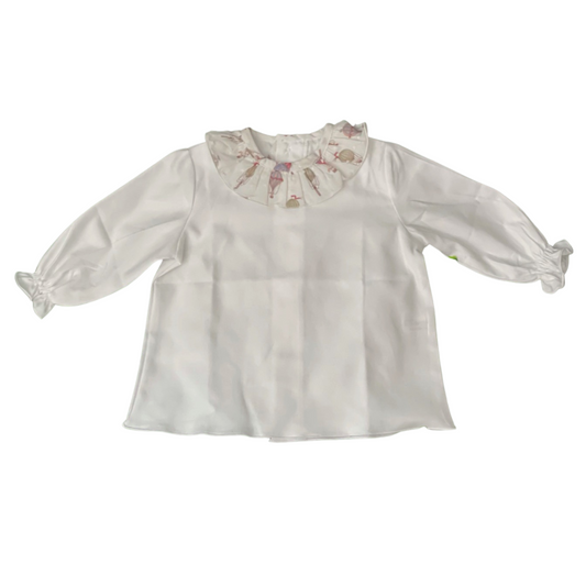 Flavia Shirt - Balloon Collar