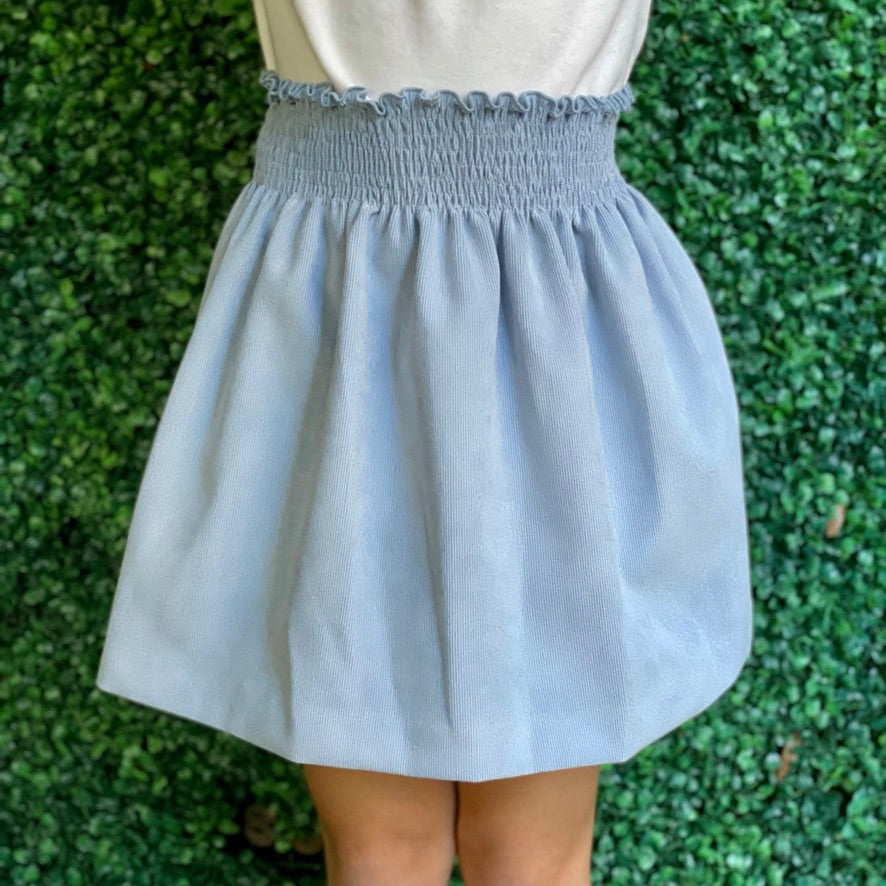 Corduroy Marilia Skirt - Sky
