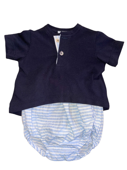 Felpine Bloomer Set - Navy/Stripe