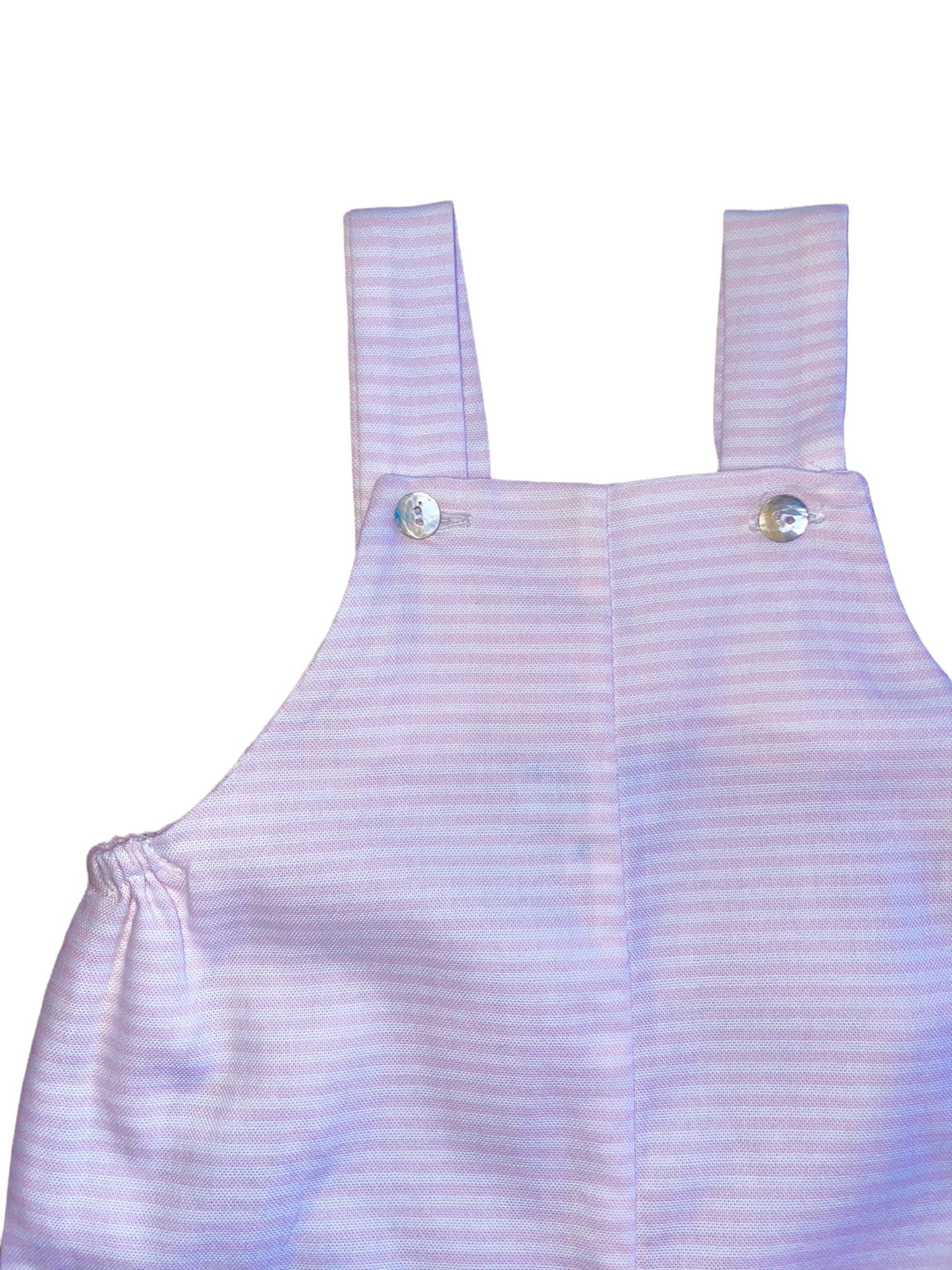 Tomaso Overalls - Pink Stripe