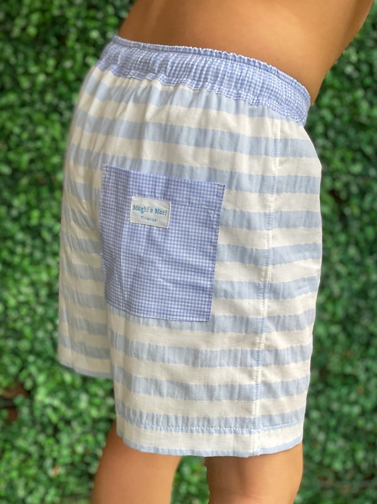 Swim Trunk - Blue Stripe