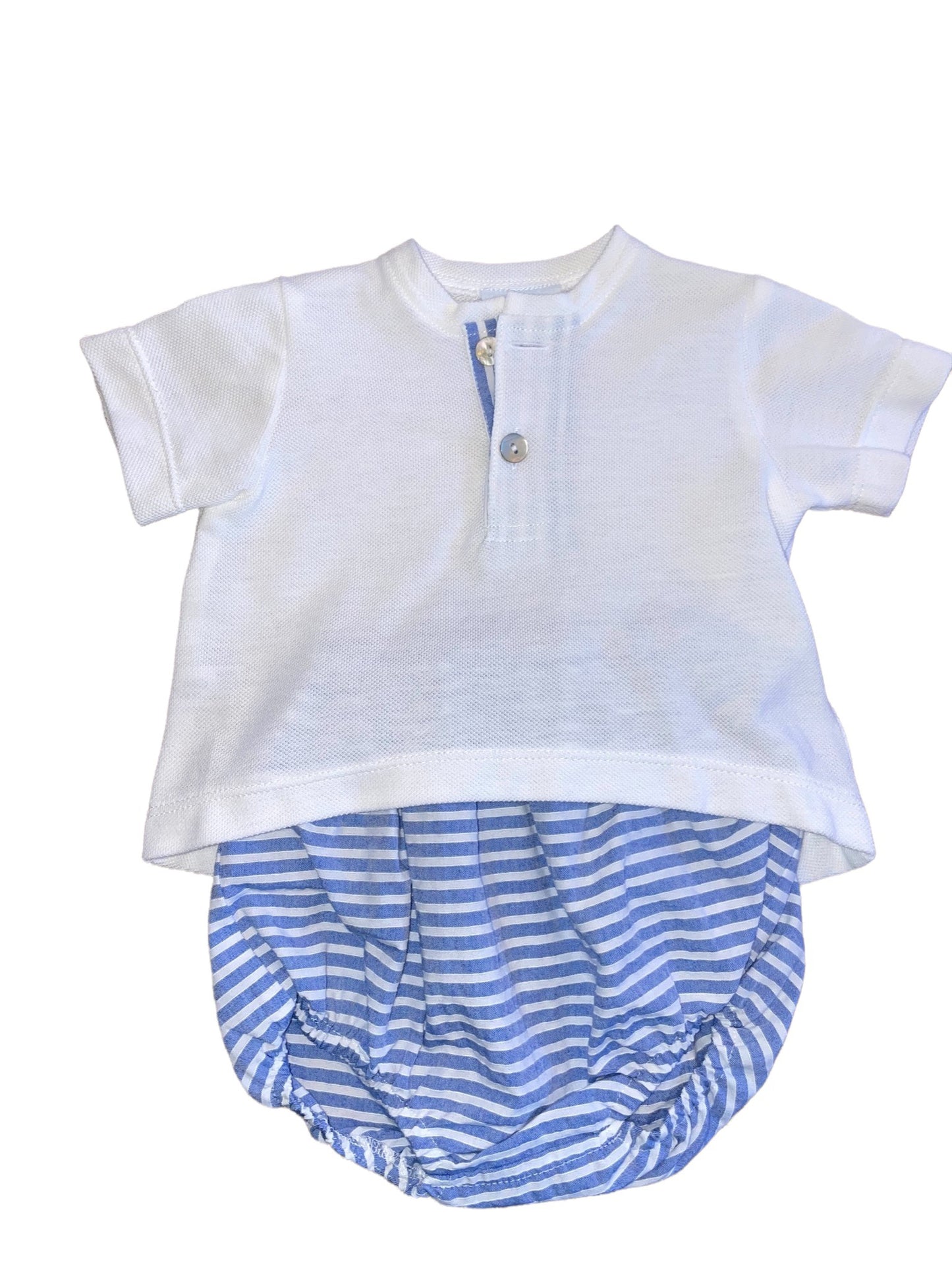 Felpine Bloomer Set - White/Stripe