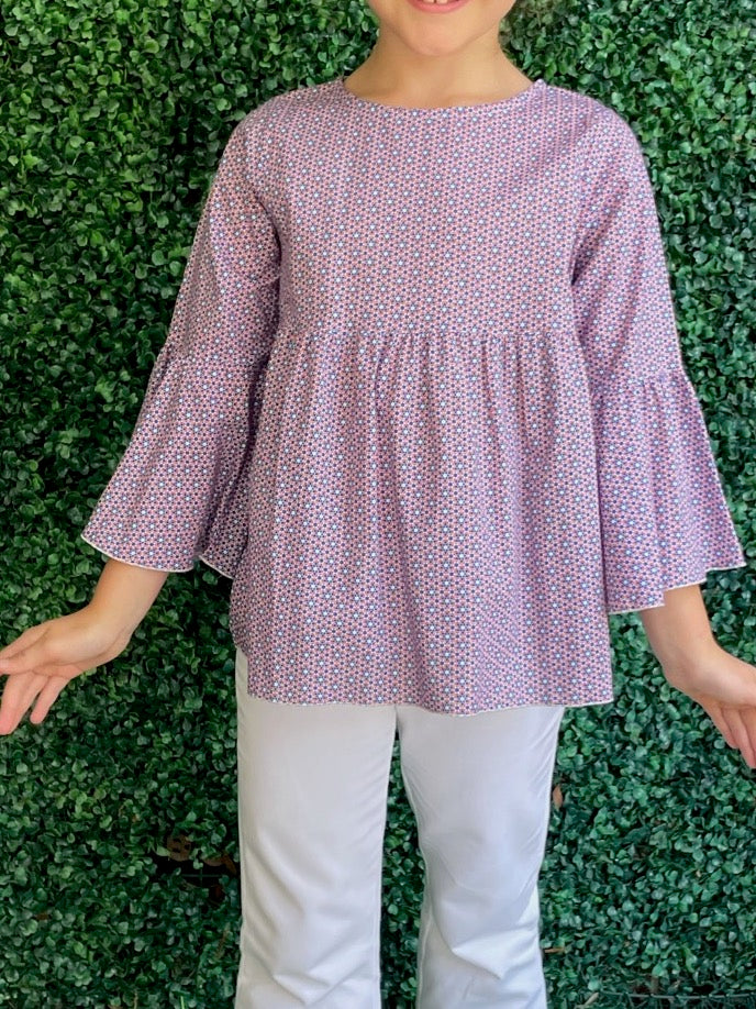Guia Blouse - Motif and White