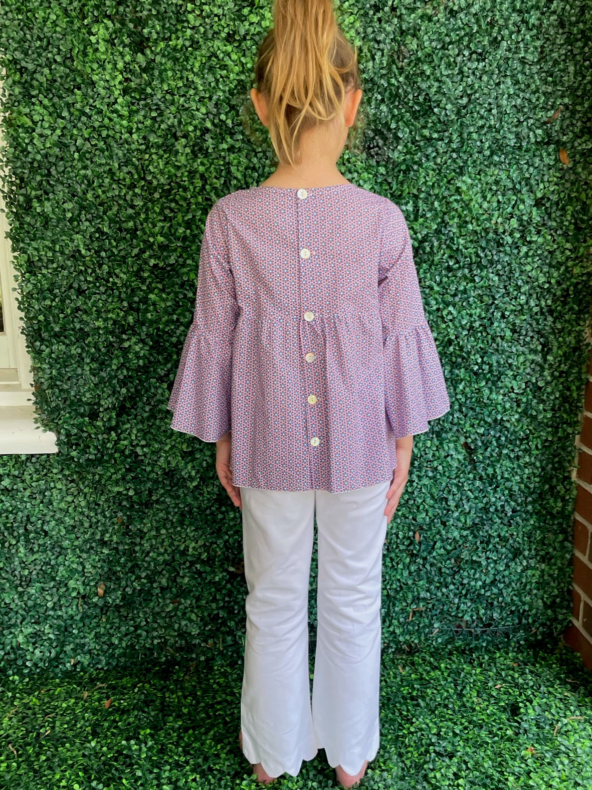 Guia Blouse - Motif and White