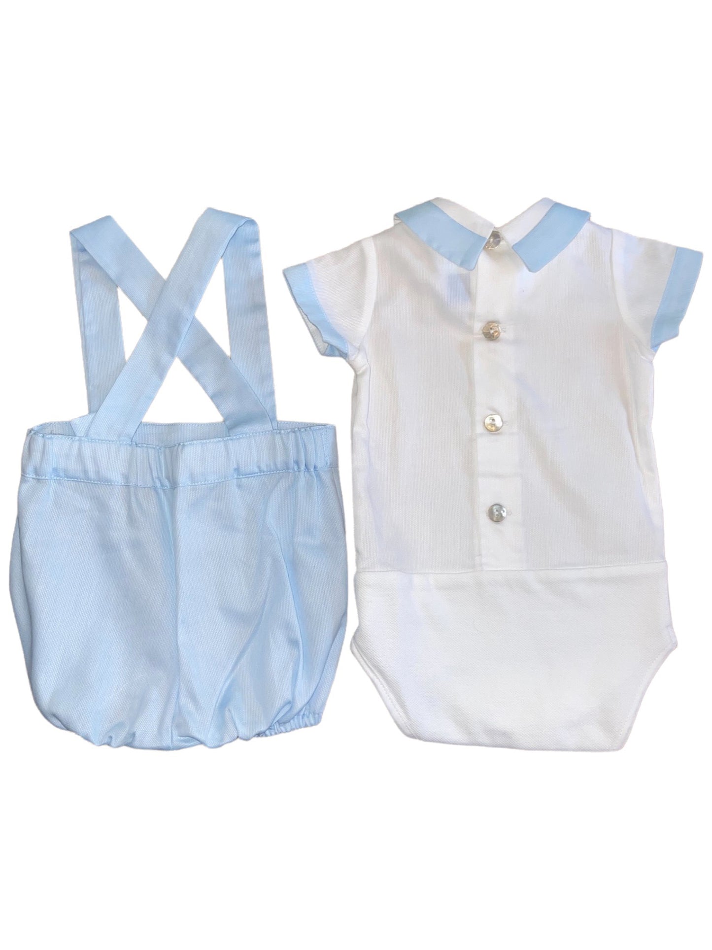 Suspender Bloomer Set - Light Blue