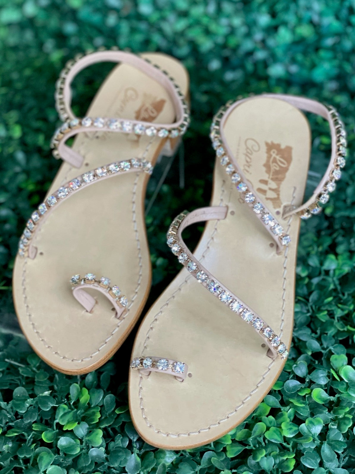 Capri Sandals - Diamonds