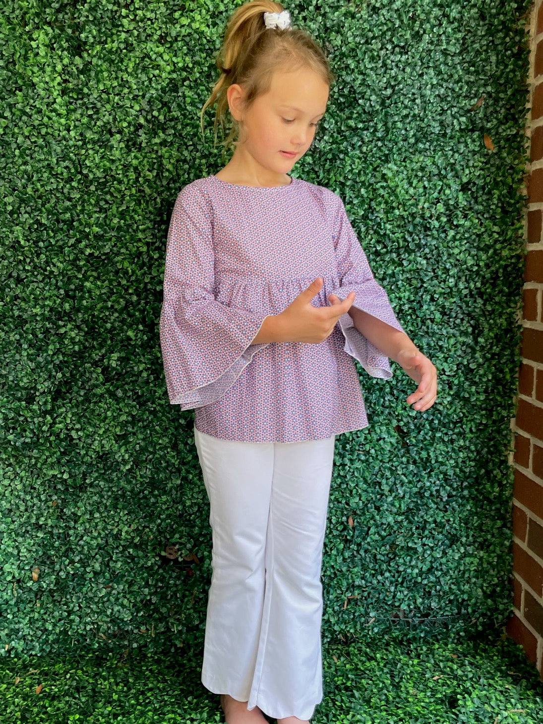 Guia Blouse - Motif and White