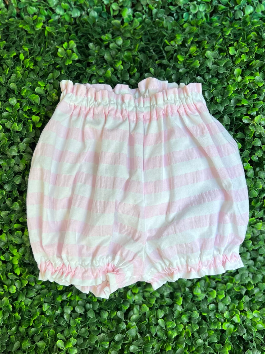 Girl Bloomer Shorts- Pink Stripe