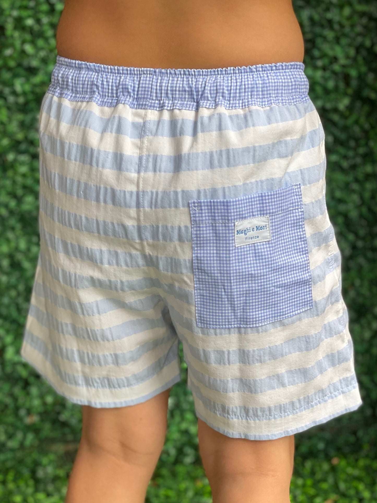 Swim Trunk - Blue Stripe