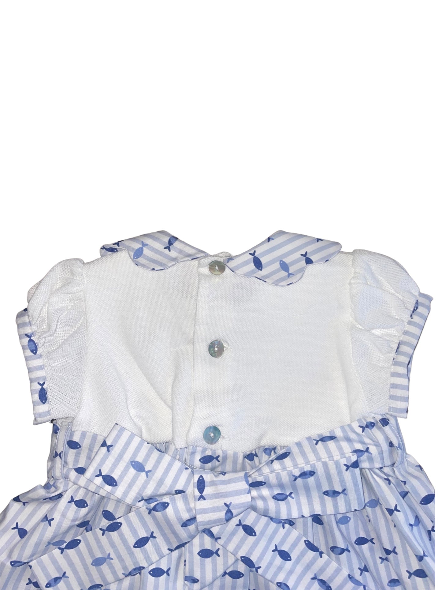 Manuela Dress - Blue Fish