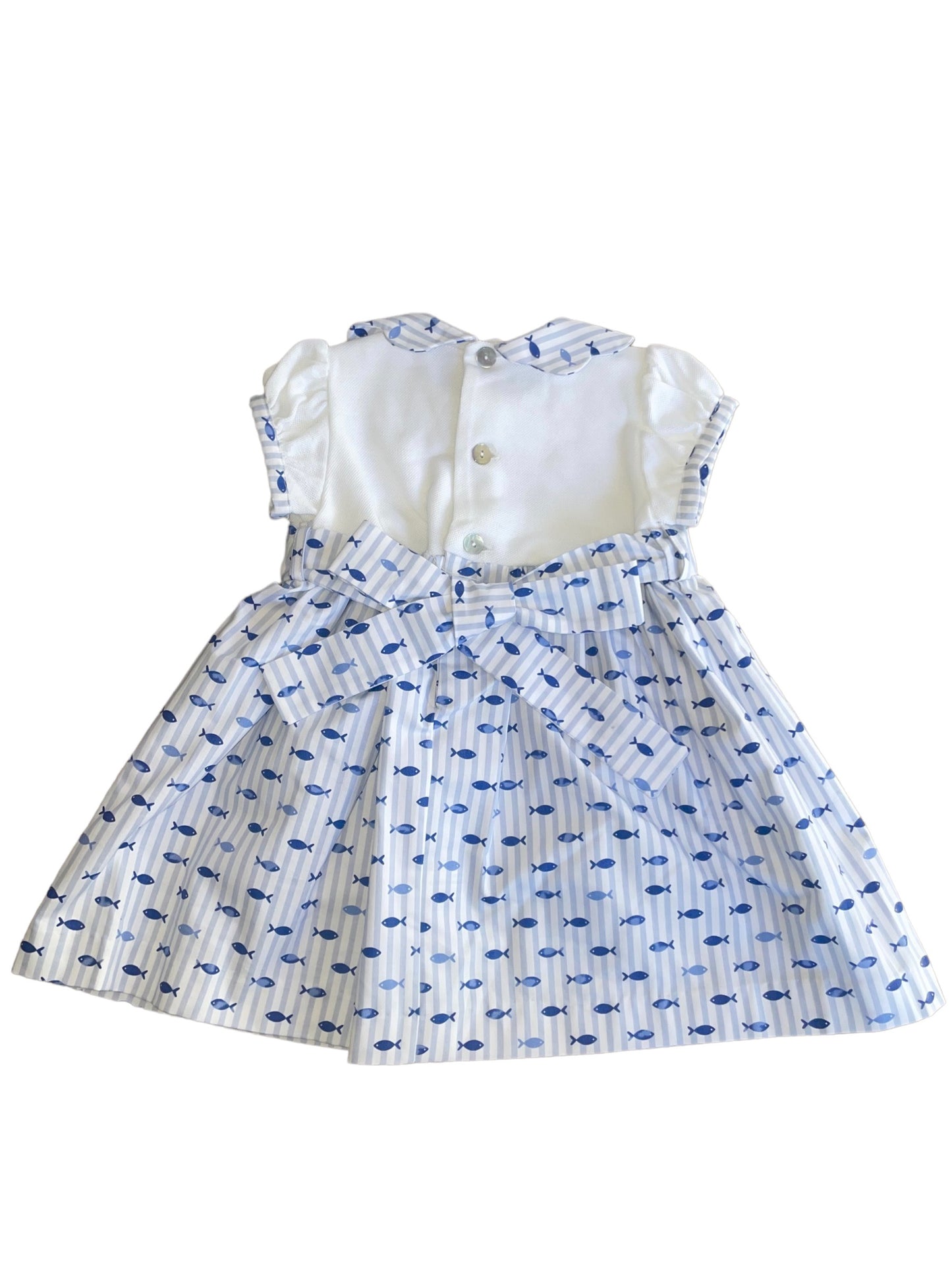 Manuela Dress - Blue Fish