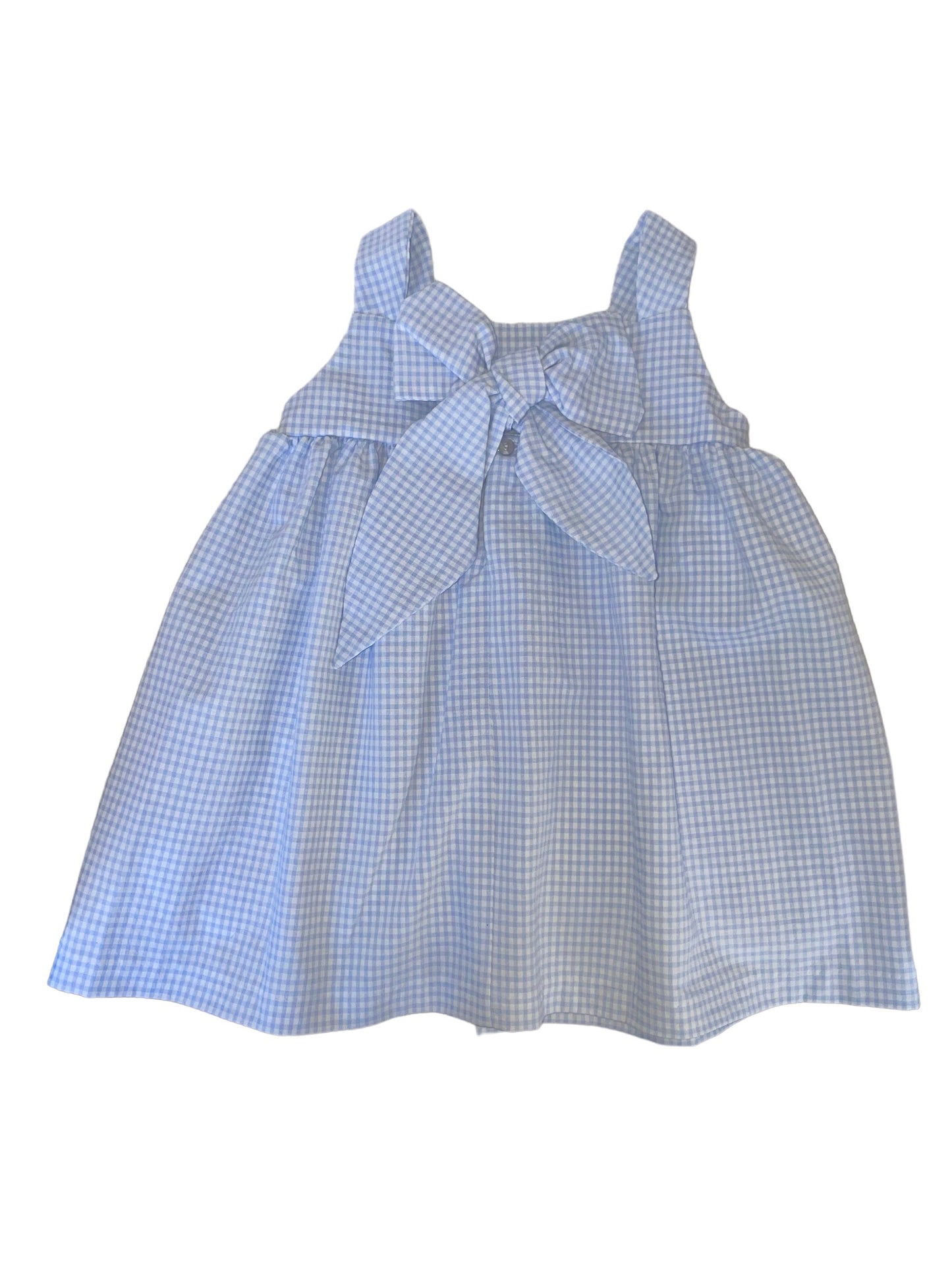 Raya Dress - Light Blue Gingham