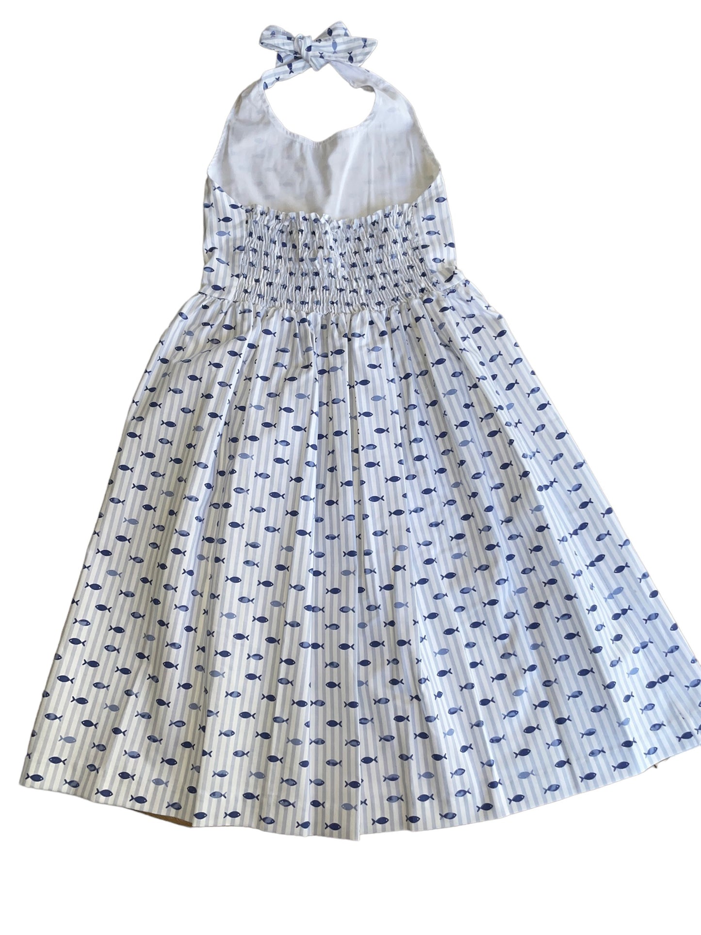 Capri Dress - Blue Fish