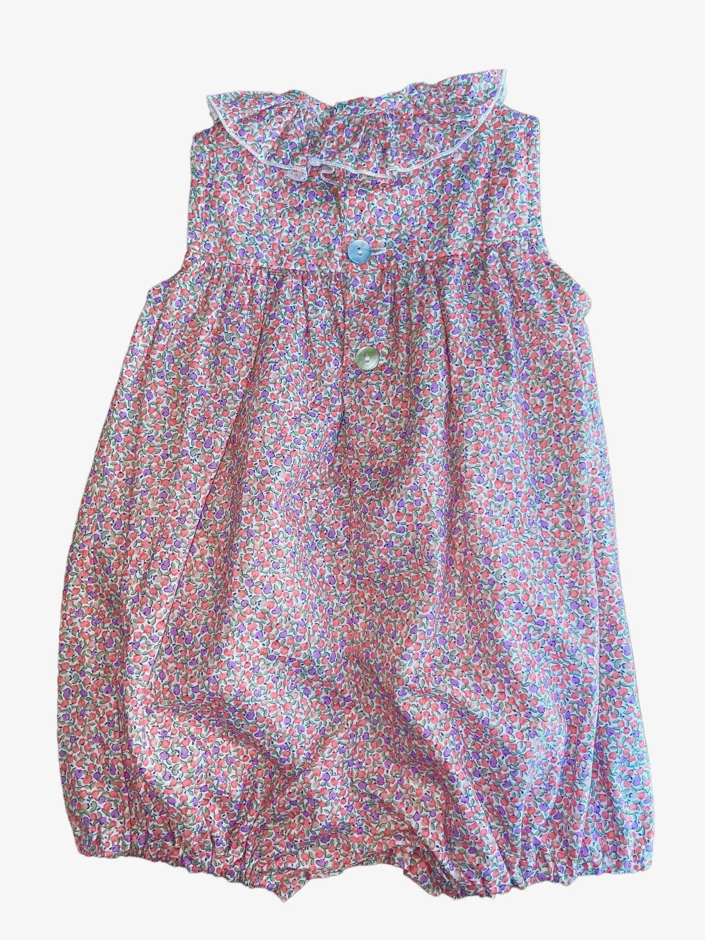 Flavia Romper - Pink/Purple Floral